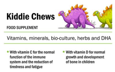 KIDDIE CHEWS – Children’s multi vitamin and mineral combination